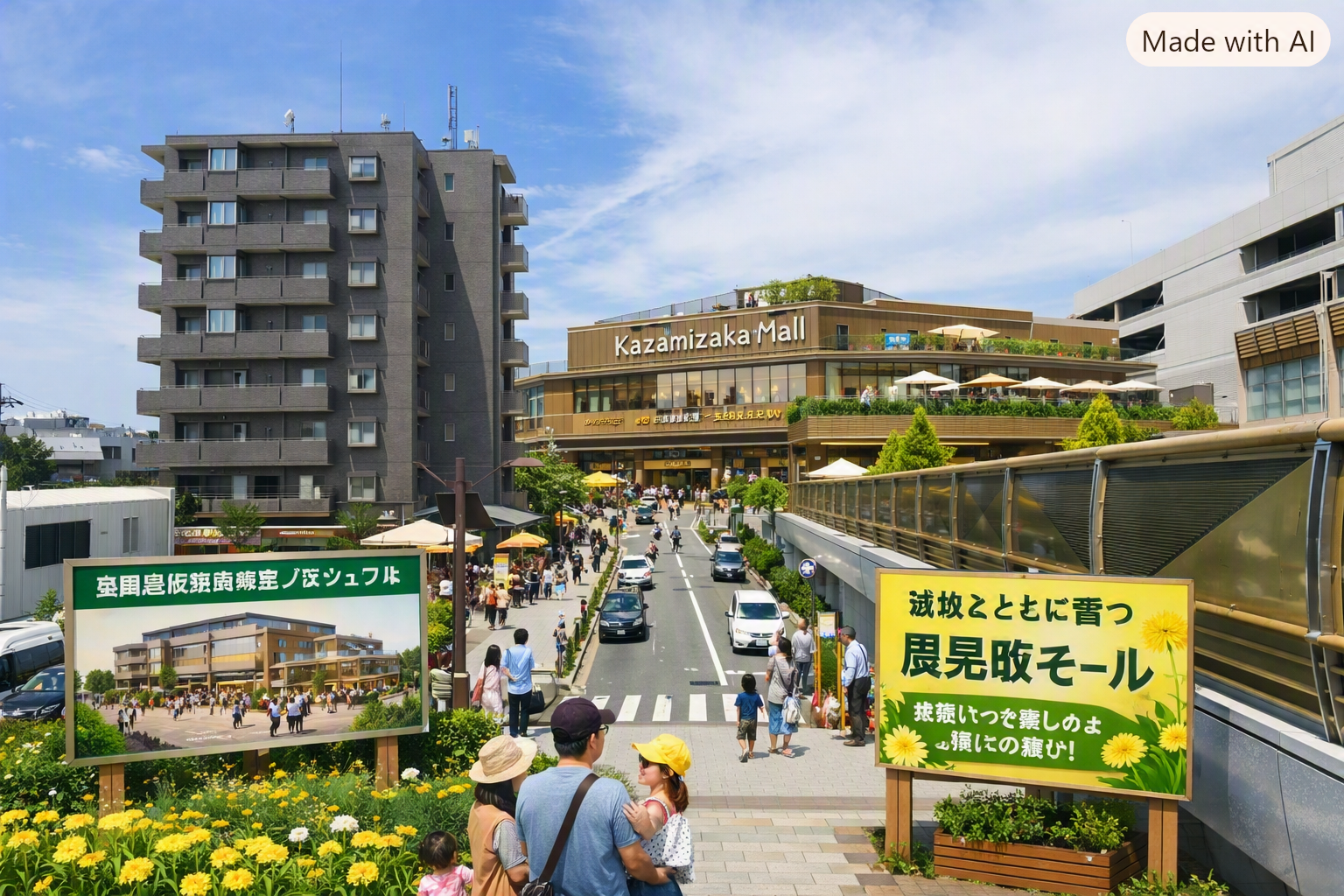 大型店舗の誘致を目指します。