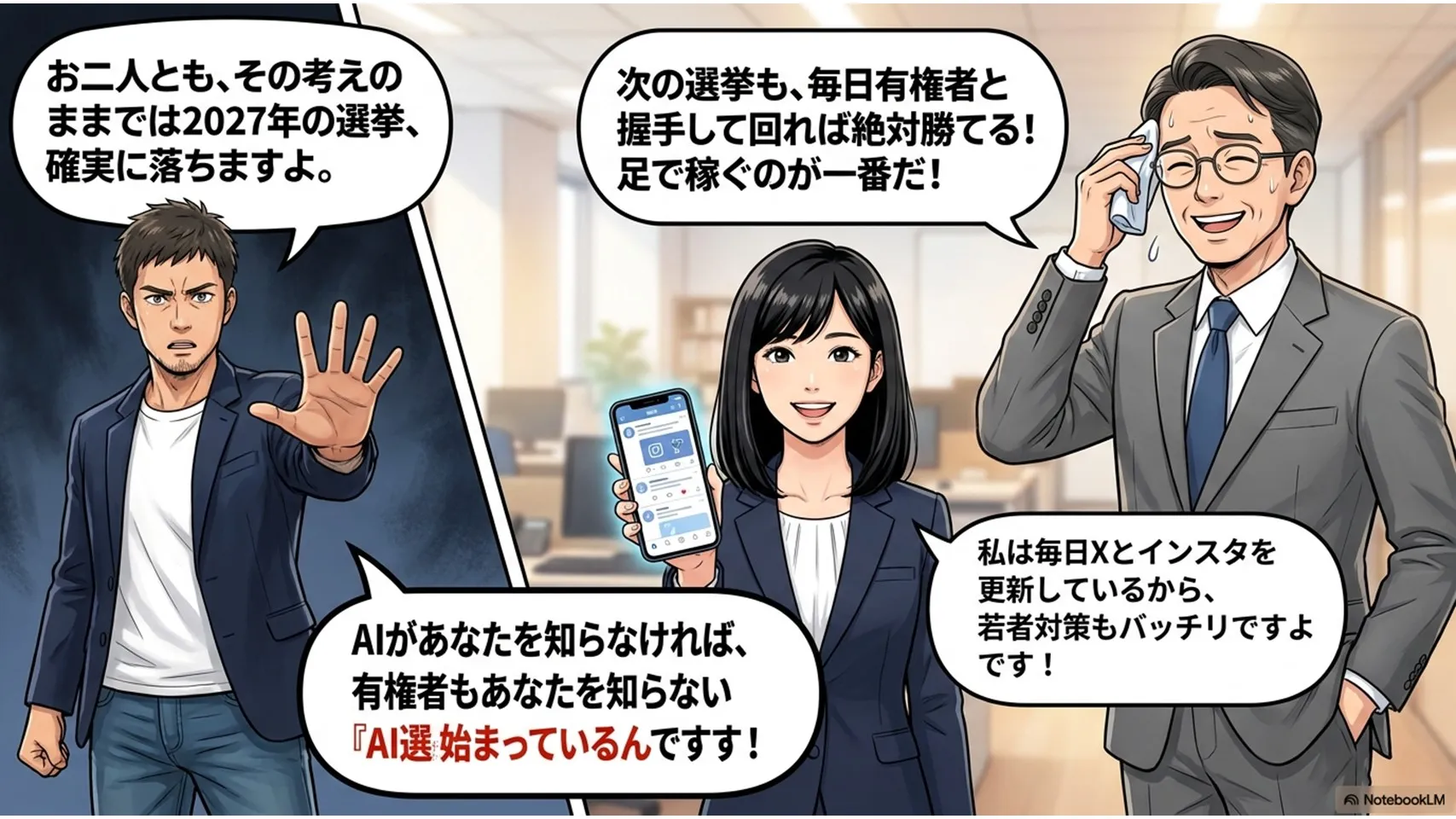 議員web紹介漫画 PC版 2ページ