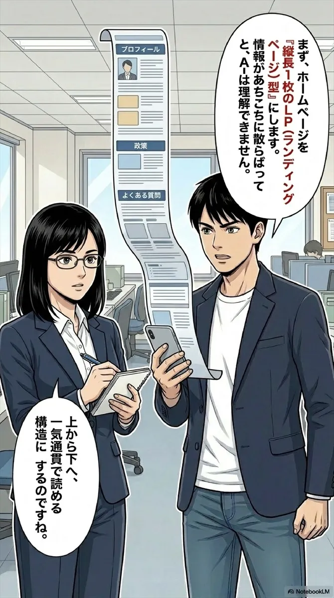 議員web紹介漫画 スマホ版 7ページ